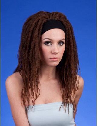 Wigs2you 半假髪 日本正品 長 煙花燙 潮人之選 舞會假髪W-329-Charcoal/Medium Auburn Tips